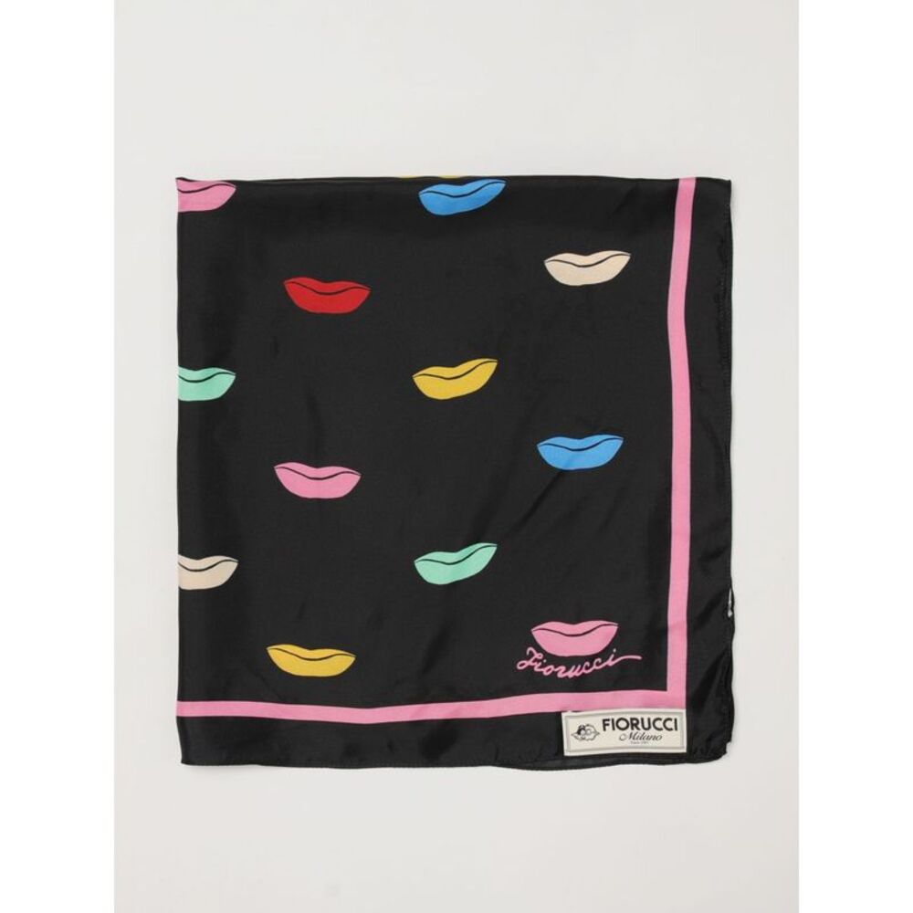Fiorucci Women Fiorucci Graphic Print Silk And Viscose Square Scarf